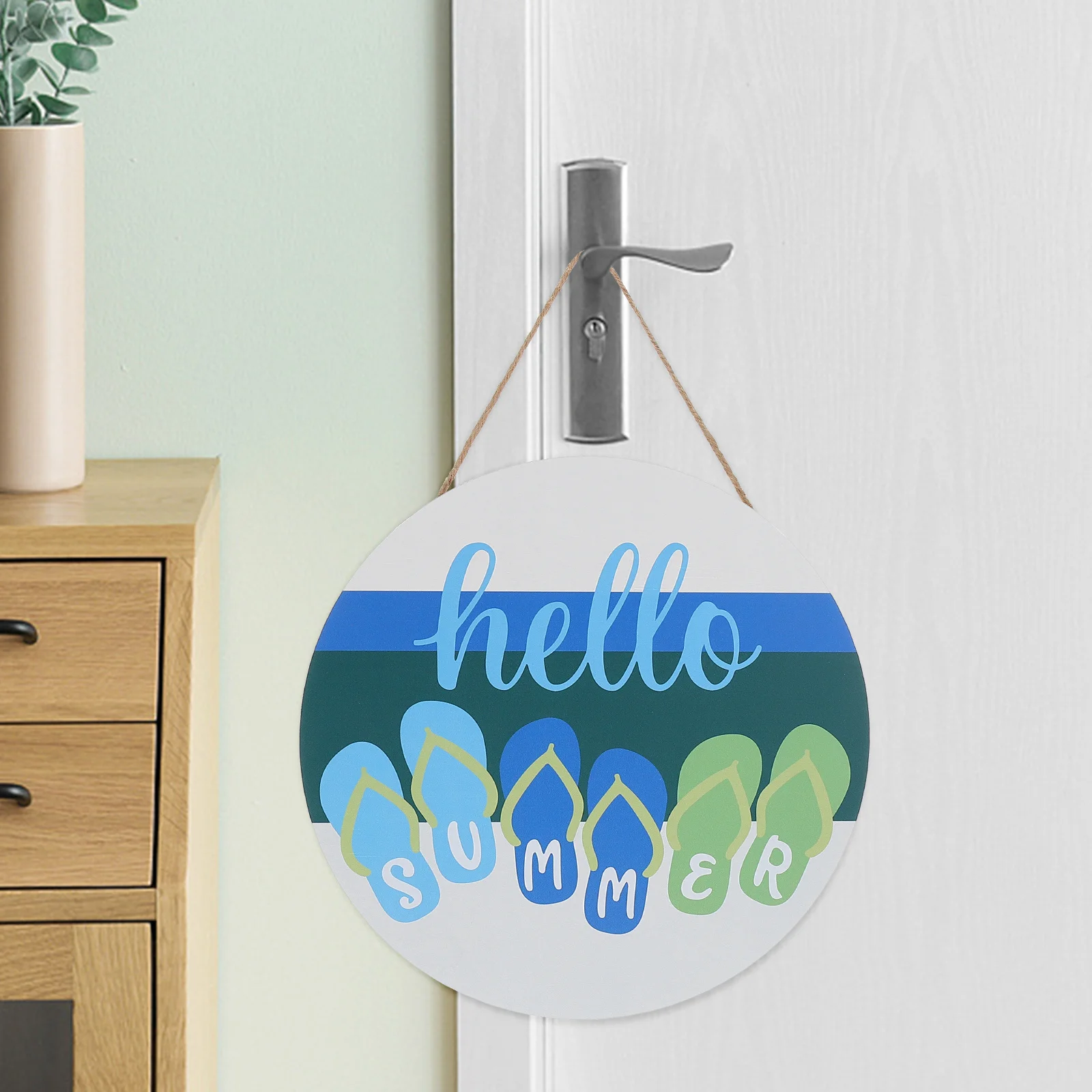 

Beach Wooden Craft Decor Summer Style Hanging Ornament For Wedding Home Garden Door Sign Wall Art Indoor Outdoor Decor