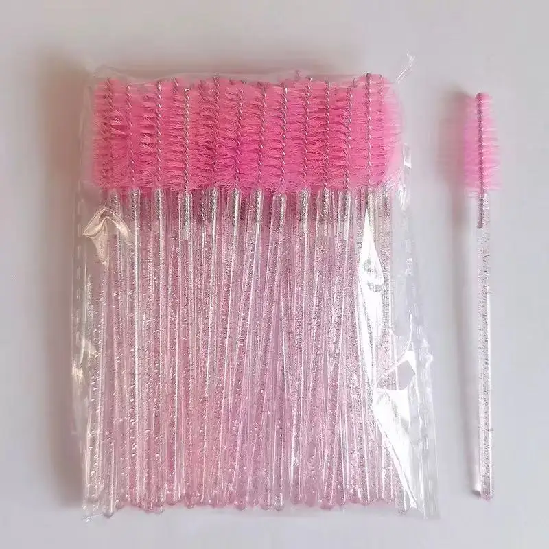 50 stücke Einweg Mascara Zauberstäbe Groß Mascara Wimpern Pinsel Spoolies Make-Up Applikator Wimpern Zauberstäbe Für Wimpern Verlängerung, Eyebr