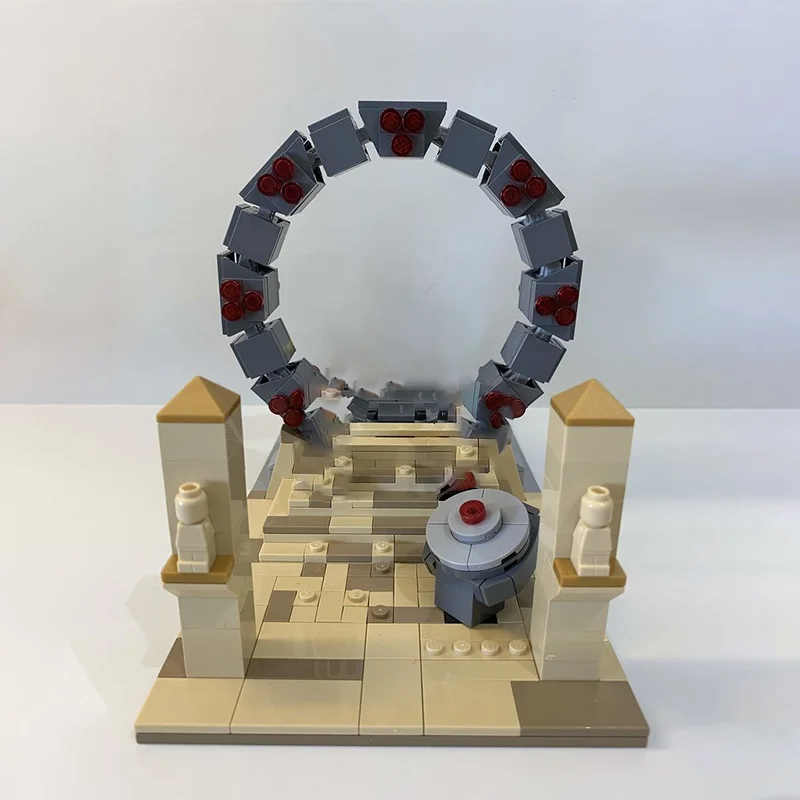 571pcs MOC Stargate Command Creator Model Building Blocks Toy Architecture Christmas Gift Education Brick Idea Creative Birthday