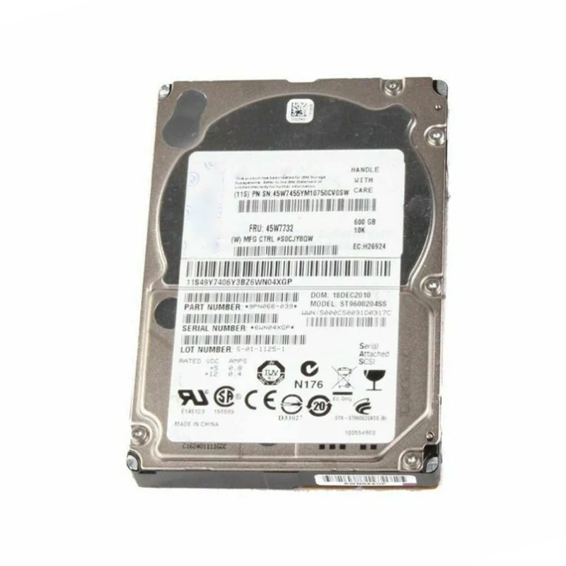 100%New In box  3 year warranty  45W7732 600Gb SAS 6G 10K SFF  HDD DS8000  Need more angles photos, please contact me