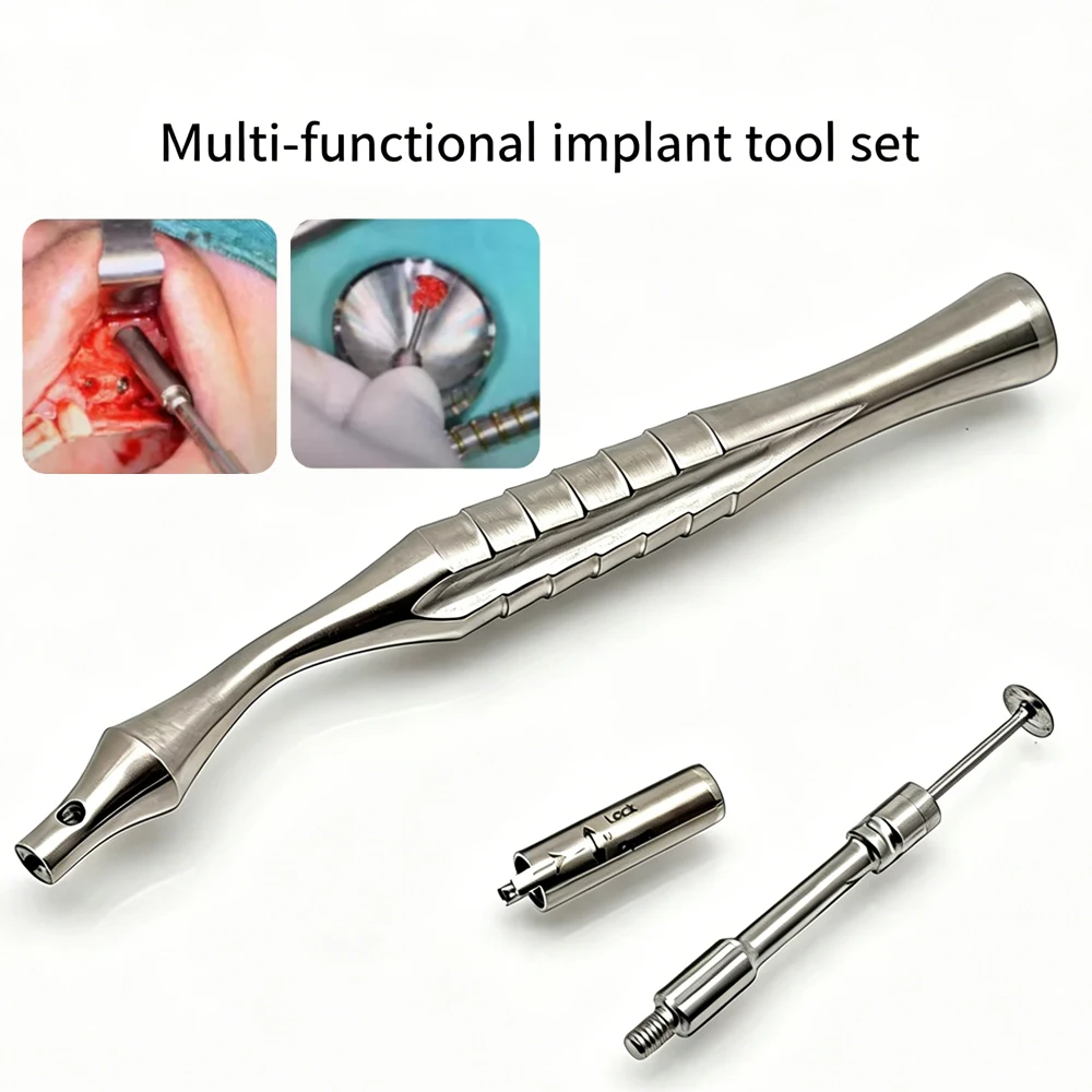 

16cm Stainless Steel Dental Bone Scraper Set Implant Bone Collector & Scaling Instrument for Oral Surgery