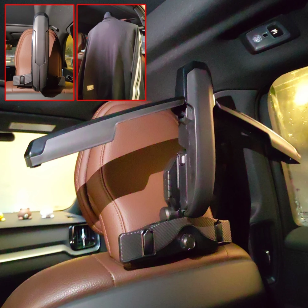 

Coat Hanger For Volvo XC60 XC90 S60 V60 S90 V90 EM90 Back Seat Suit Clothes Rack Bag Hook Car Interior Accessories Part