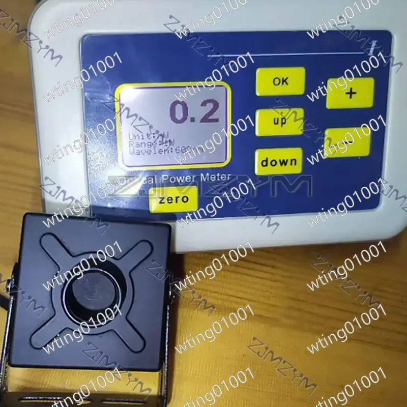 Full Wavelength High Accuracy Laser Power Meter with Pyroelectric Probe 5mW to 2W Range 0.1mW Resolution