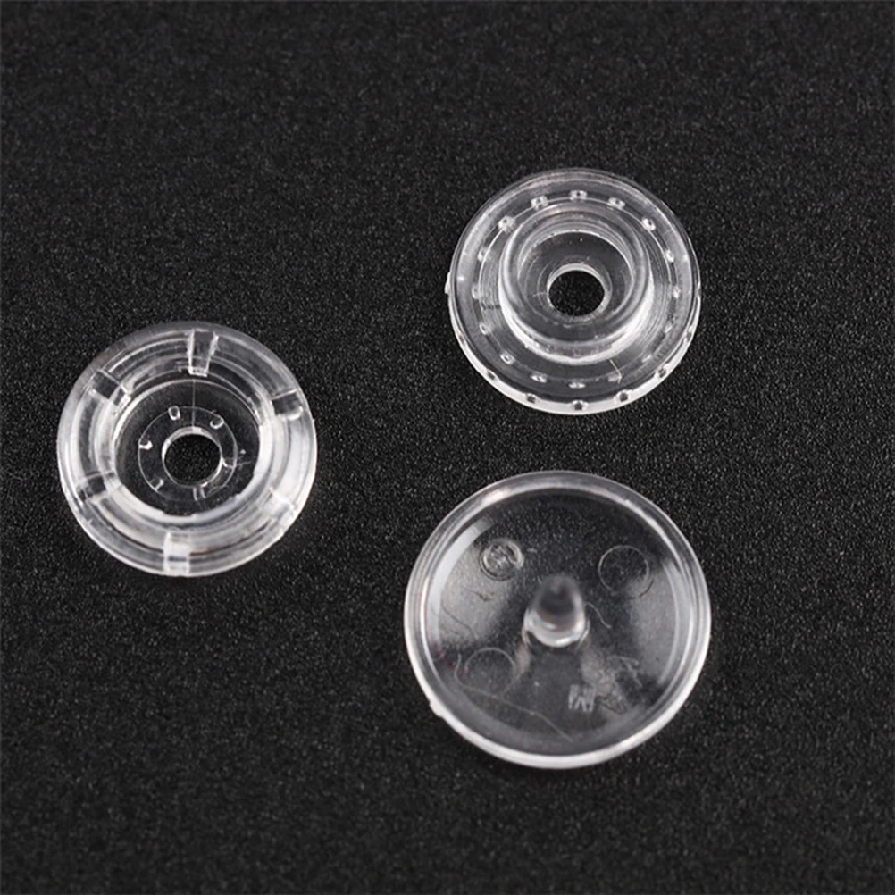 

100 Sets Snap Buttons Plastic Fastener Clothing Accessories Resin Durable Easy Use Tailors Beginners Long Lasting Durability