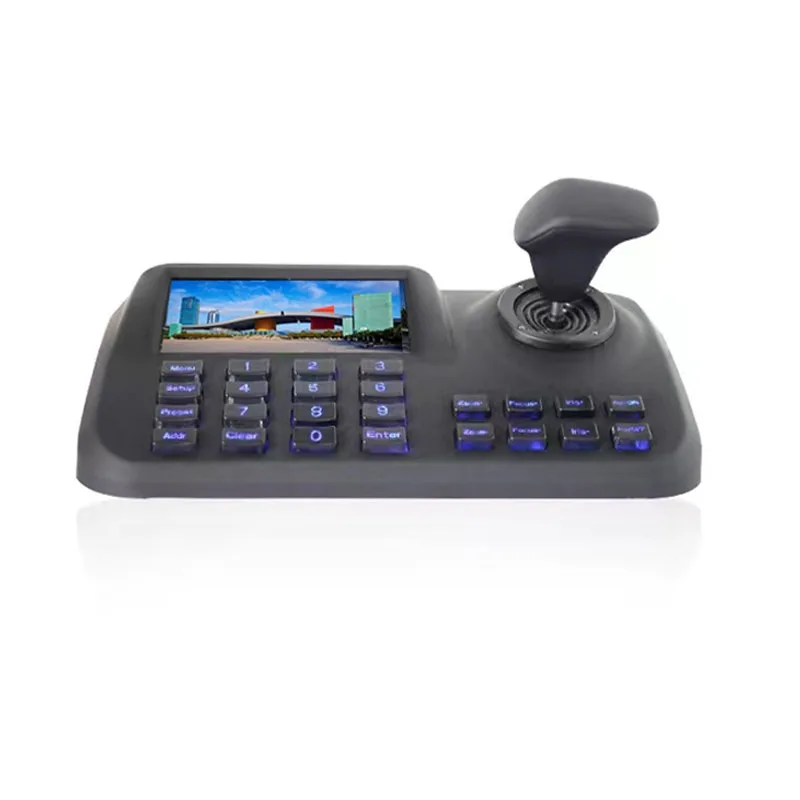 Network control keyboard compatible protocol ball machine PTZ conference machine 3D operation visual