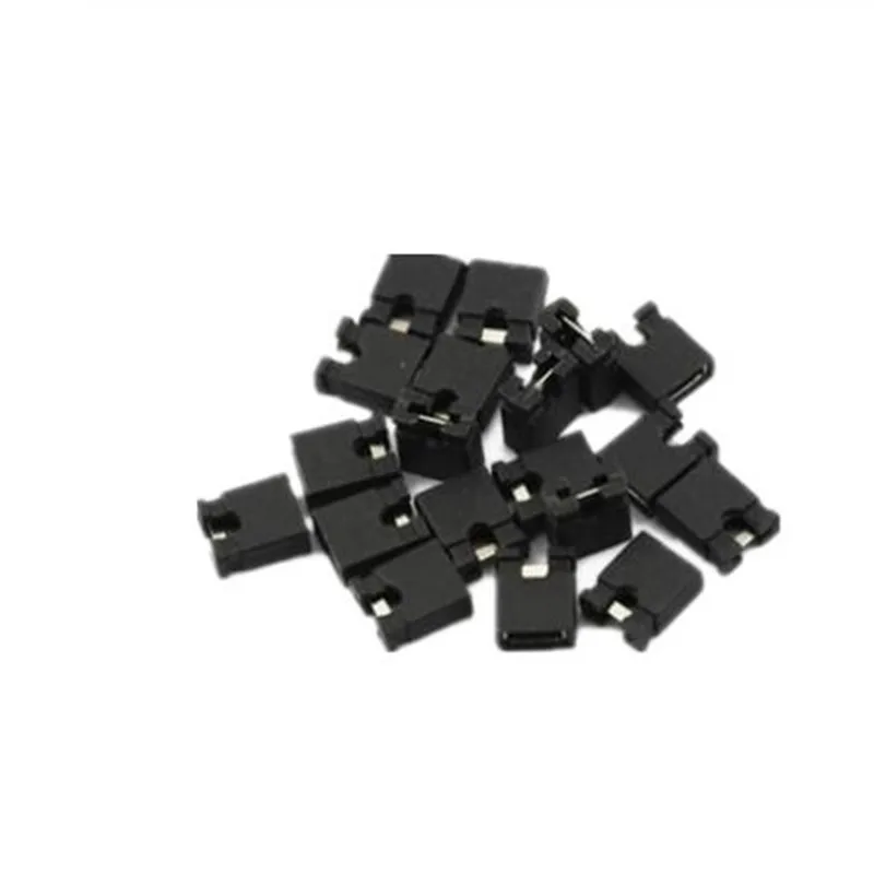 100pcs/lot 2.4mm Pin Header Jumper Shorted Cap Headers Wire Housings Black Yellow White Green Red Blue