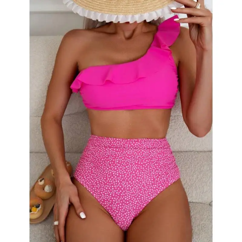 

Beach Vaion Single oulder Bikini Set Z 97426 Sle Le Casual Sportswear Seven Sve Length Autumn Season