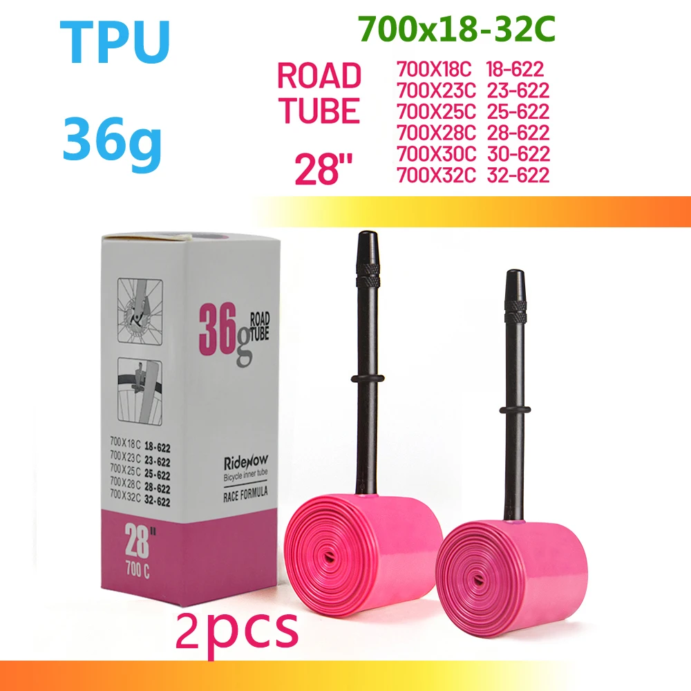 RideNow TPU Fiets Binnenband 700C 700x18 23 25 28 32 35 37 40 47C Road Fietsband MTB Fiets Camera 29x1.5 1.75 1.9 pneu aro