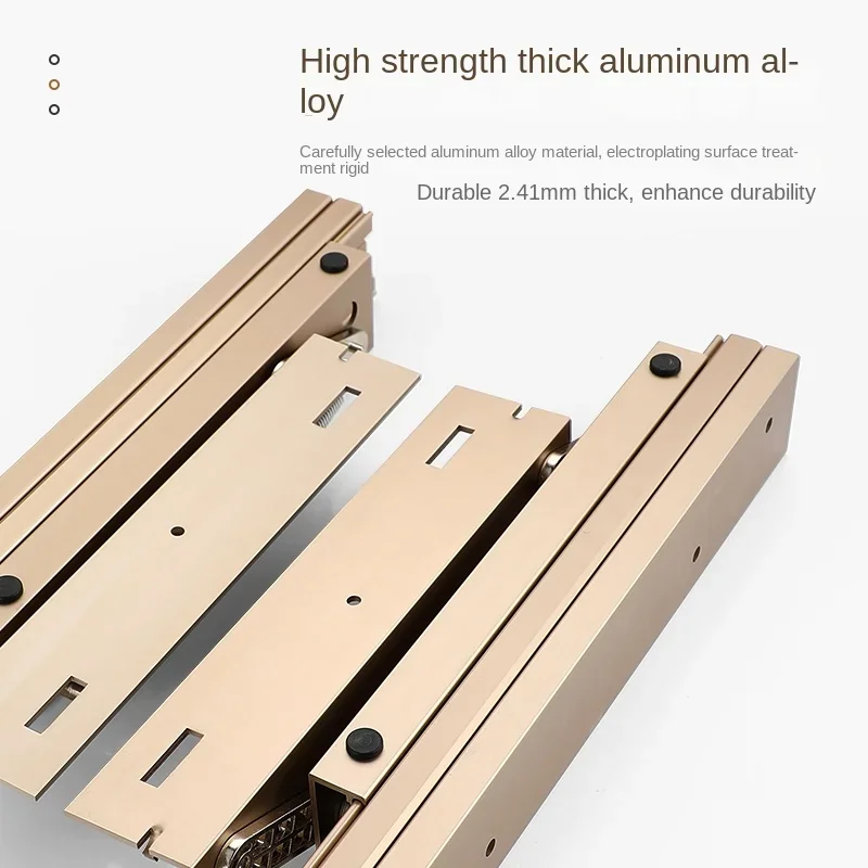 pull-down rail lifting slide rail telescopic guide rail vertical rising invisible bracket