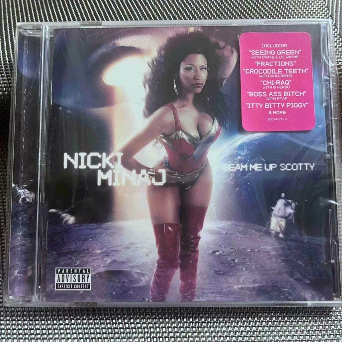 

Rap Nicki Minaj Music CD Beam Me Up Scotty Album Crocodile Teeth Music Record Cosplay Walkman Car Soundtracks Box Party Music