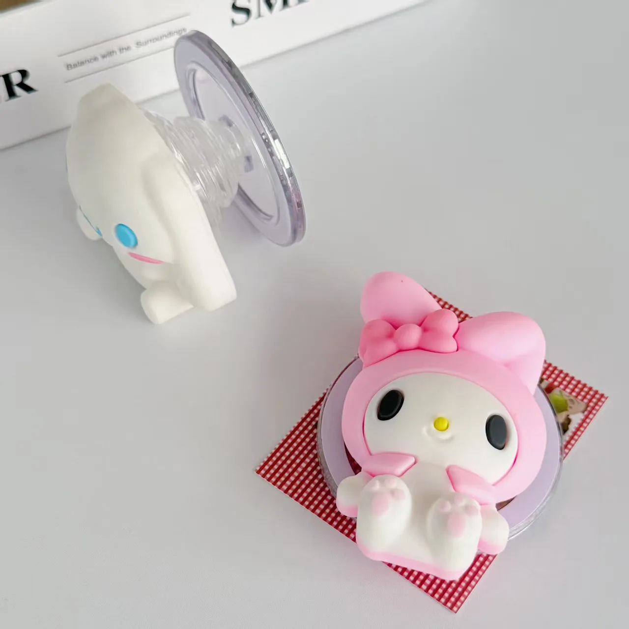 1 قطعة حامل مغناطيسي للهاتف المحمول من السيليكون ثلاثي الأبعاد #6