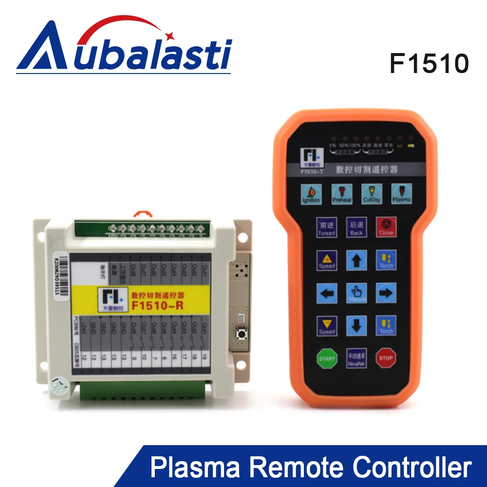 Controle Remoto Aubalasti Plasma F1510 Anti-queda Sem Fio para Sistema de Controle de Plasma CNC F2100B F2300A F2300B