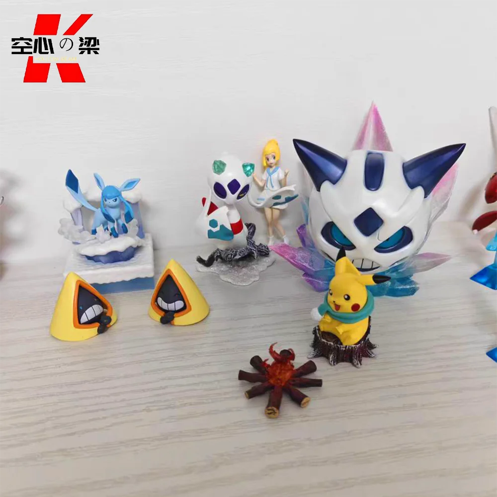 [Mondo in scala 1/20] Decorazione di figure giocattolo Pikachu riscaldante di Fire Pikachu