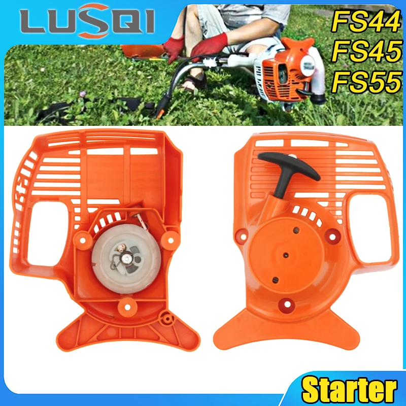 

LUSQI Recoil Starter Lawn Mower Gasoline Engine Parts Fit Stihl FS55 FC55 FS45 FS46 HL45 KM55 Garden Grass Trimmer Starter Tools