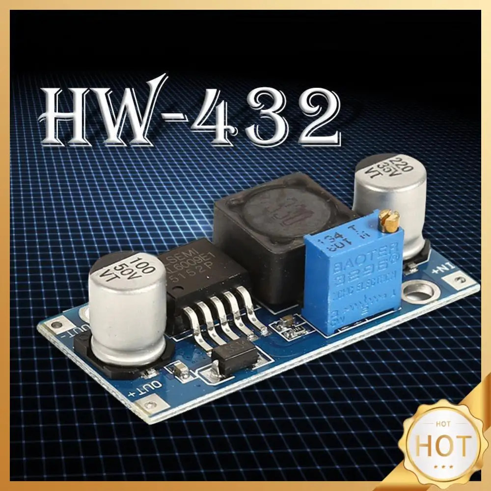 調整可能なステップアップコンバーターモジュール、電圧ボード、自動ブースト、DC-DC、xl6009