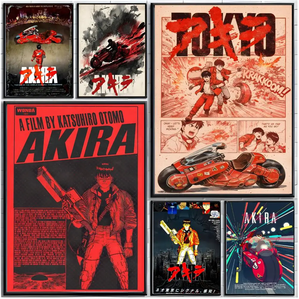 anime cyberpunk A-Akira Poster Modern Wall Art Home Decor Living Room Decorative Print Unframed