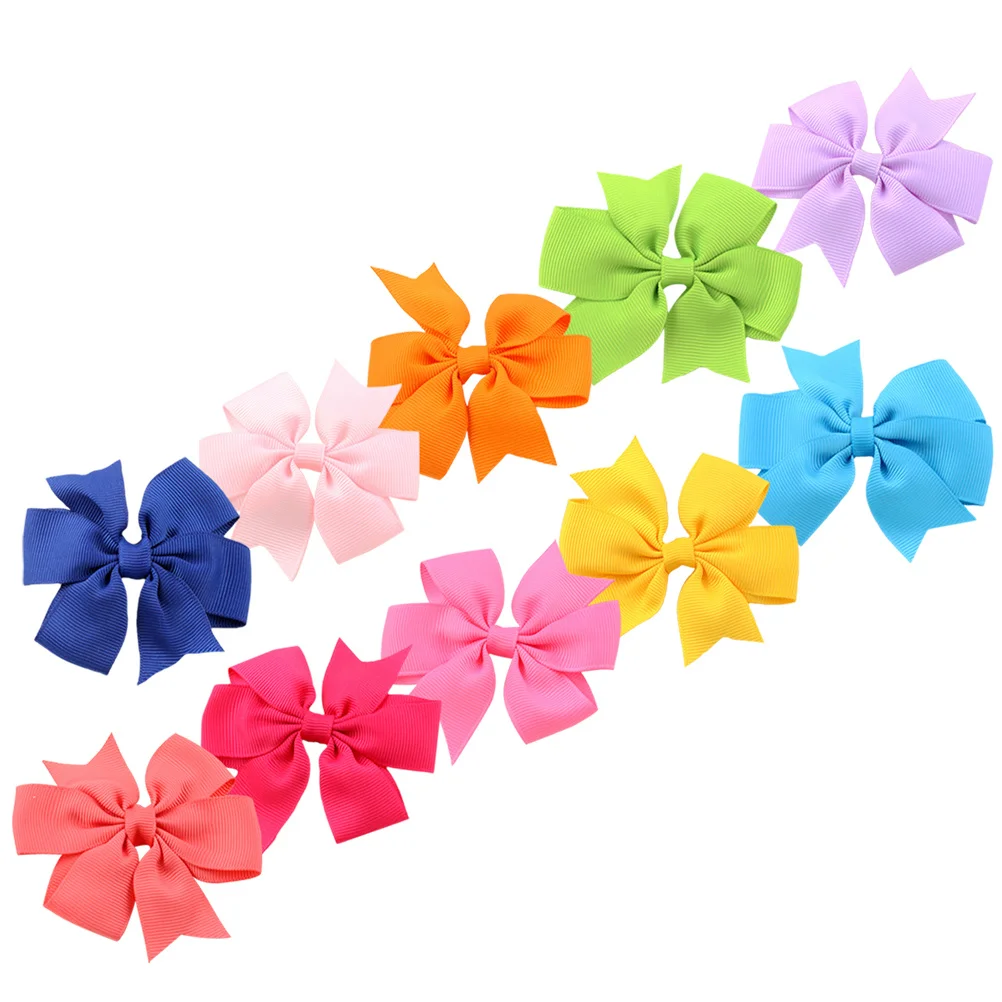

10Pcs Bow Hair Clips Small Delicate Bow Clips for Birthday Wedding Graduation Party Hair Accessories for Girls Women