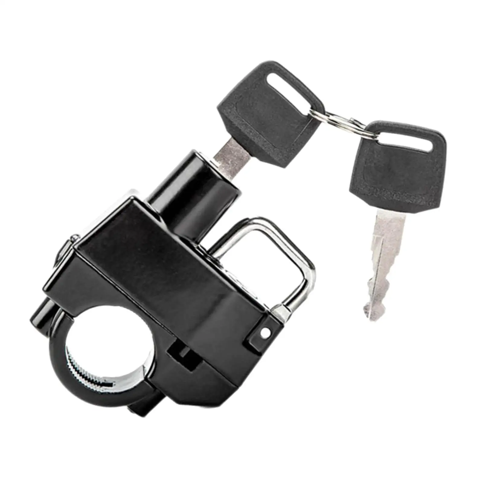 Universal Motorbike Helmet Lock Anti Theft Aluminum Alloy Handlebar Security Waterproof Device for Scooter Bike