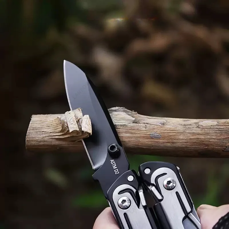 American‑Arc Multifunctional Pliers Outdoor Folding Multi‑Tool Portable EDC Utility Tool For Camping Household Maintenance