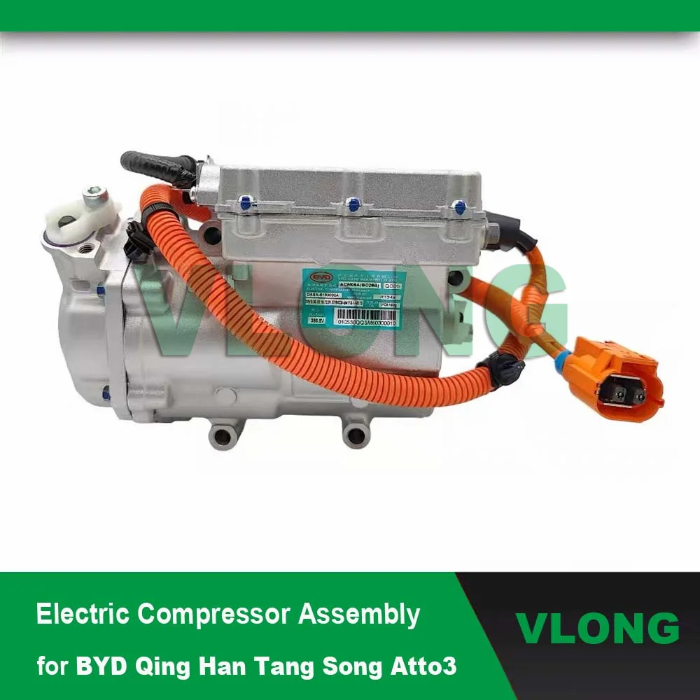 

Auto Electric AC Compresor For BYD QING PRO HAN PLUS EV DMI SONG ATTO 3 TANG DMP HEV Automobile Air Conditioning Cooling Pump