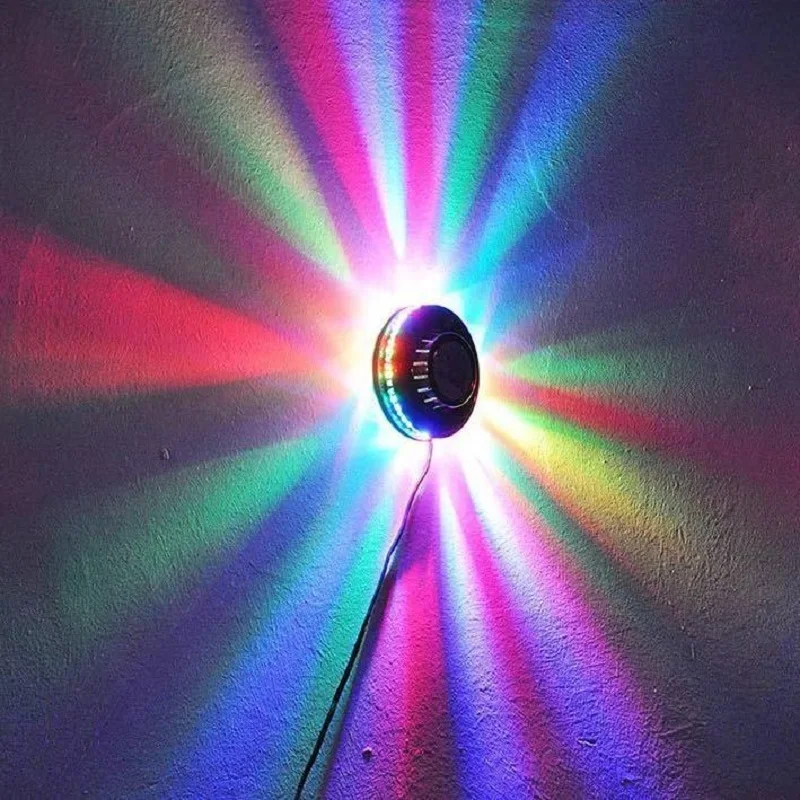 Colorful Disco Lights 48 LED Rotating Wall Lights Flash Bar KTV Shop Net Red Background Decorative Lights Stage Lights