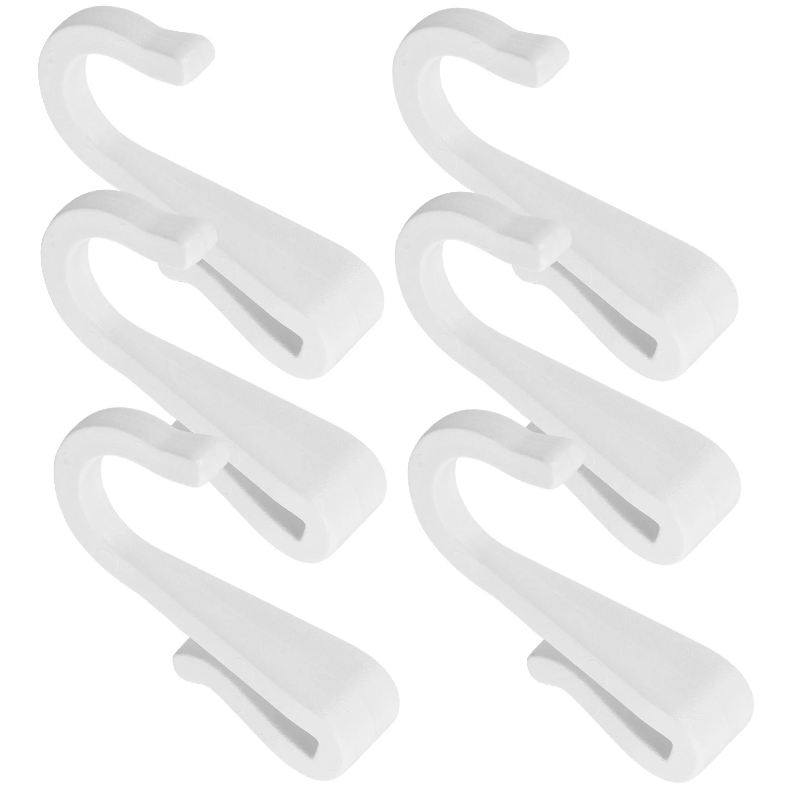 

6pcs Plastic S Hooks Kitchen Cabinet Organizer Utility Hooks For Hanging Towels Utensils Hats Bags Plants Storage