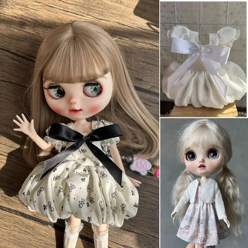 

Fashion Princess Floral Dresses Mini Cute Flower Bud Skirt DIY Accessories Dolls Clothes Dresses for azone ob22/24/27 Dolls