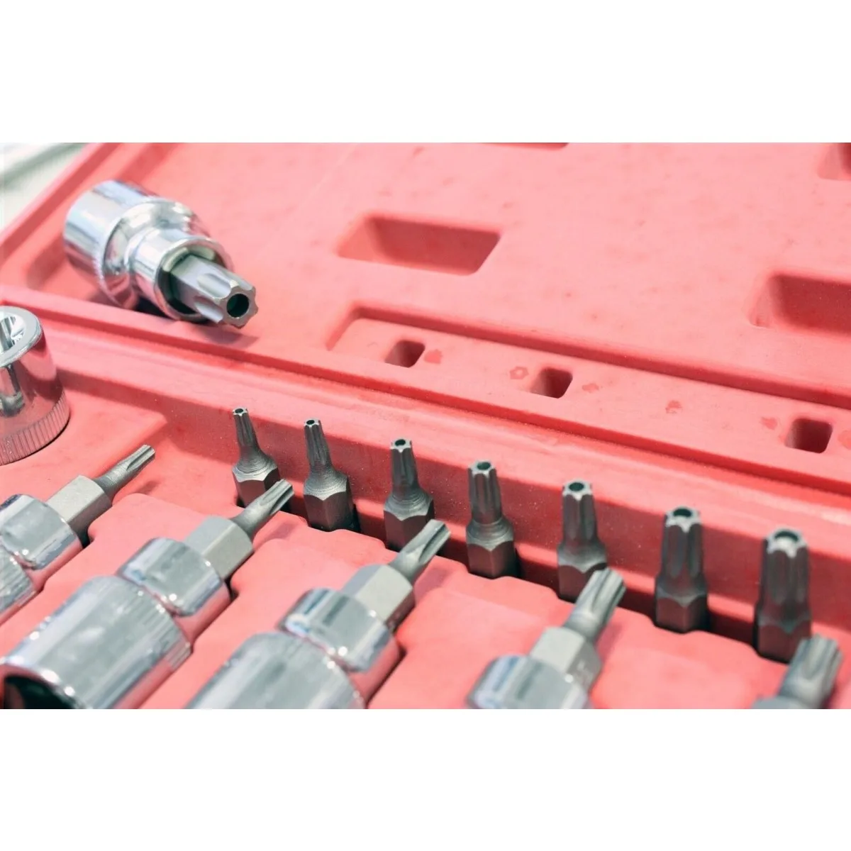 Kit de broca à prova de violação Star Torx Sleeve - Kit de 30 peças de 1/4 polegadas 3/8 polegadas 1/2 polegadas