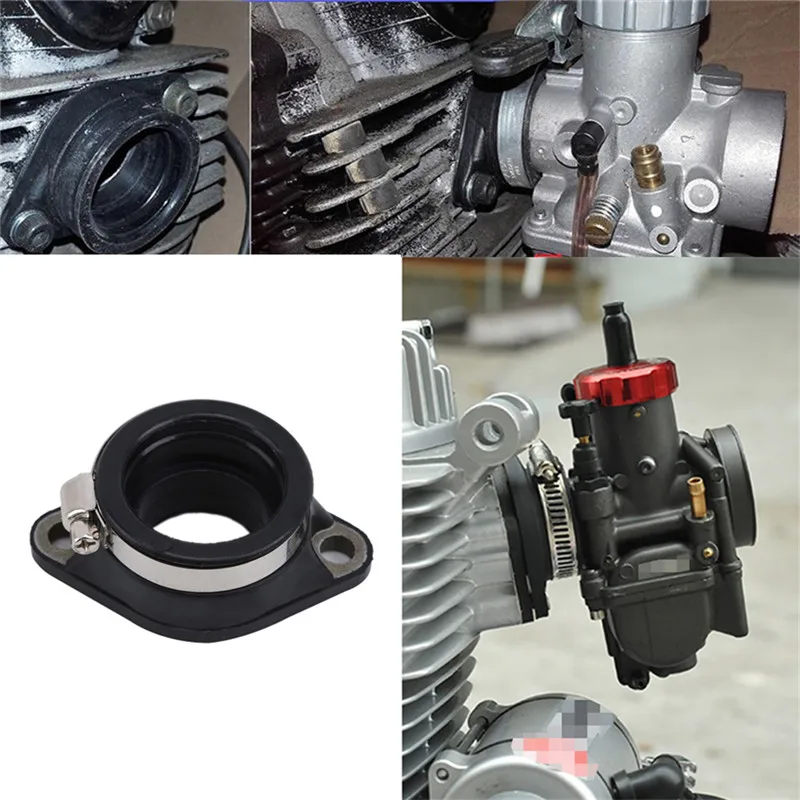 Motorrad Vergaser Adapter Einlass Ansaugrohr Gummi matte passend auf pwk 28/30mm Vergaser utv atv