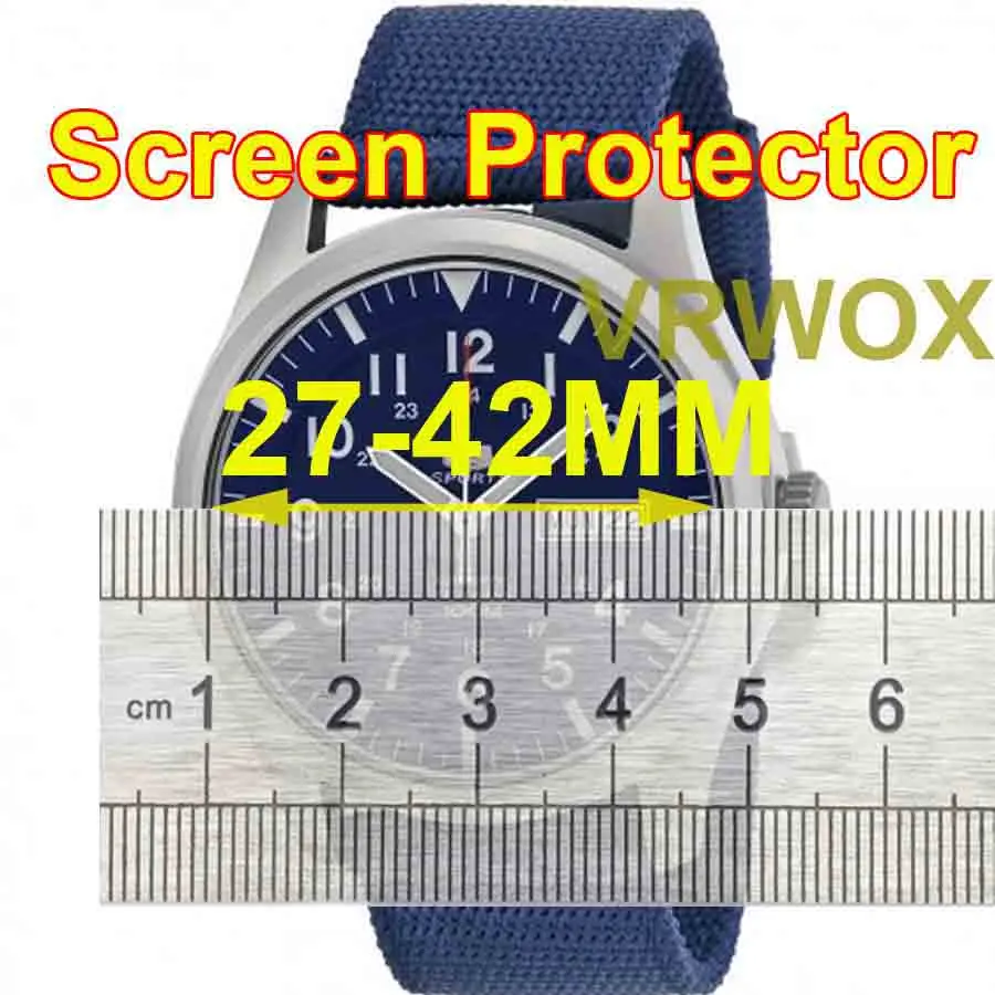 3PCS TPU 31.5MM 32.5MM 33.5MM 35.5MM 37.5MM round screen protector, high-definition anti-scratch, anti-fingerprint, no bubbles