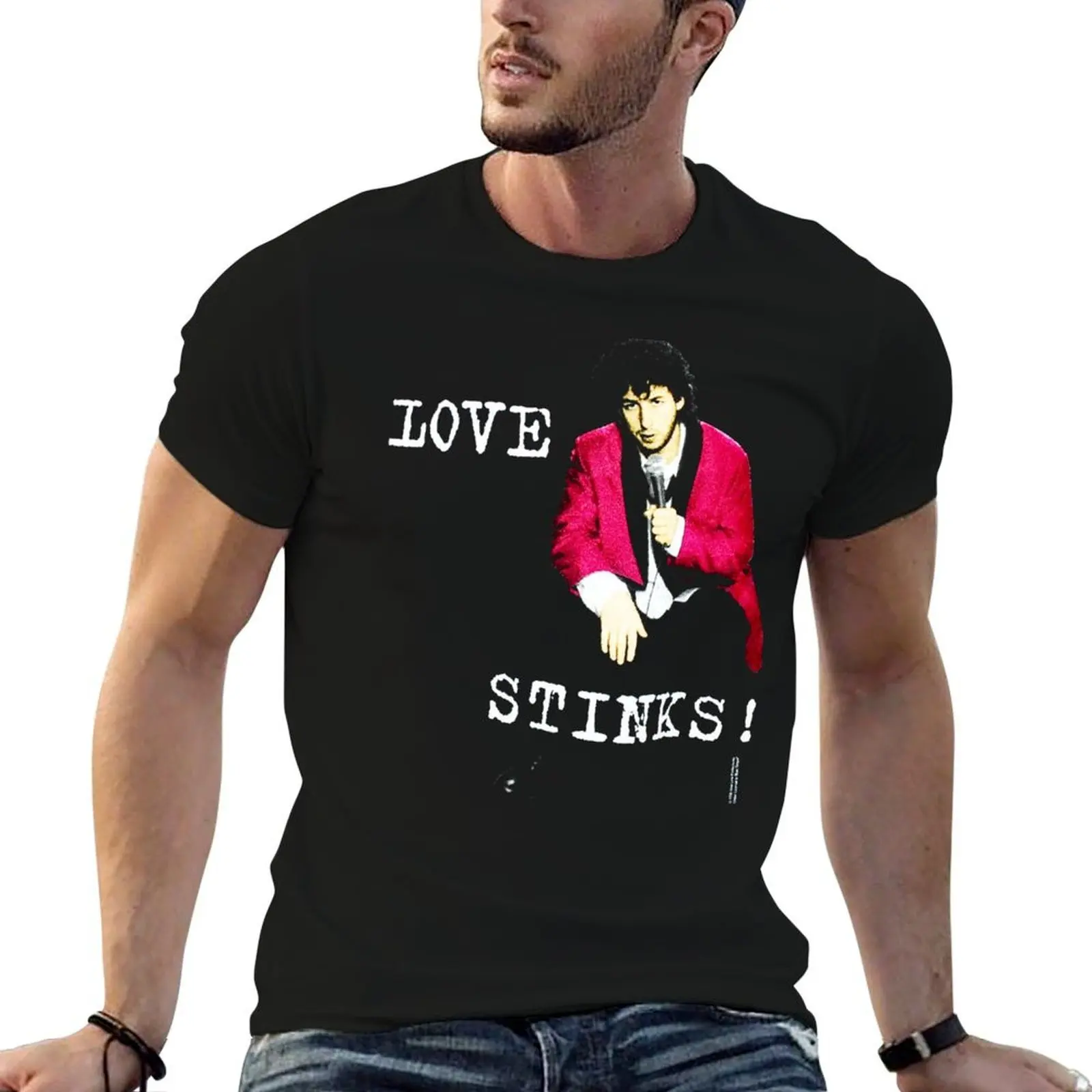 

1998 the wedding singer Vintage LOVE STINKS! Classic 90's Pop Culture Adam Sandler Gift For Fans, For Men and Women, Gif T-Shirt