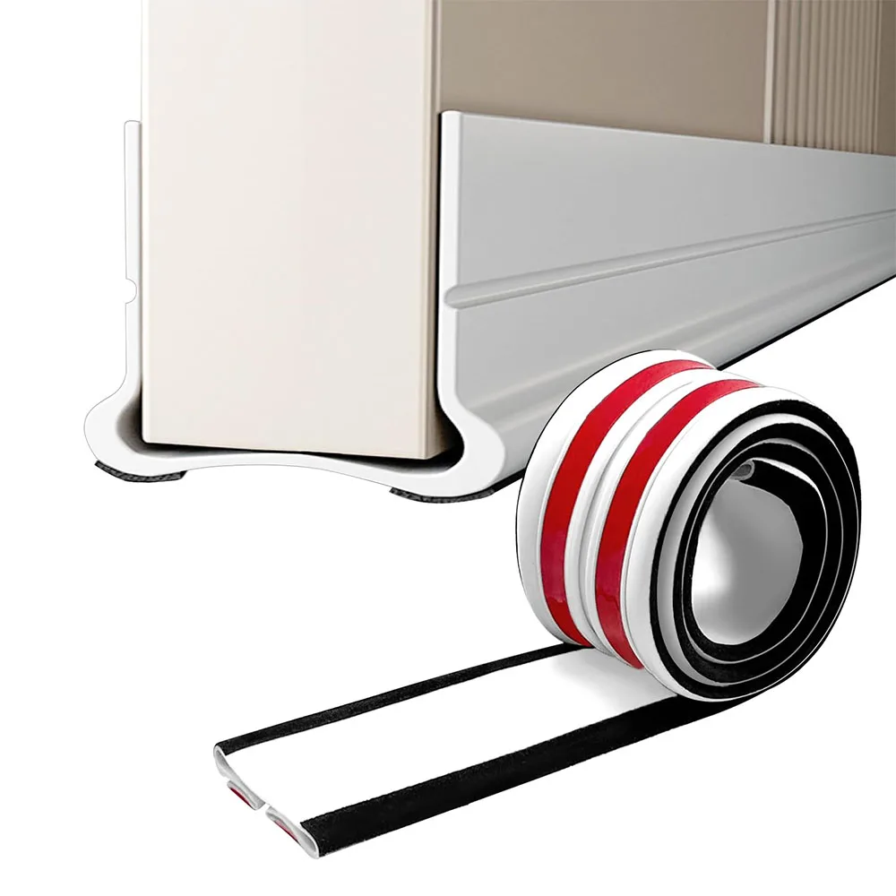 

Гибкая нижняя уплотнительная лента для двери, звукоизоляция, ветрозащита, пыленепроницаемая, уплотнительная лента под дверной пробковую ленту