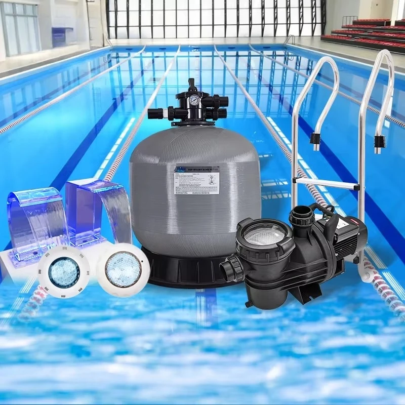 2025 Whole Set Swimming Pool Water Return Skimmer Suction Fitting Main Drain Cleaning Accessories