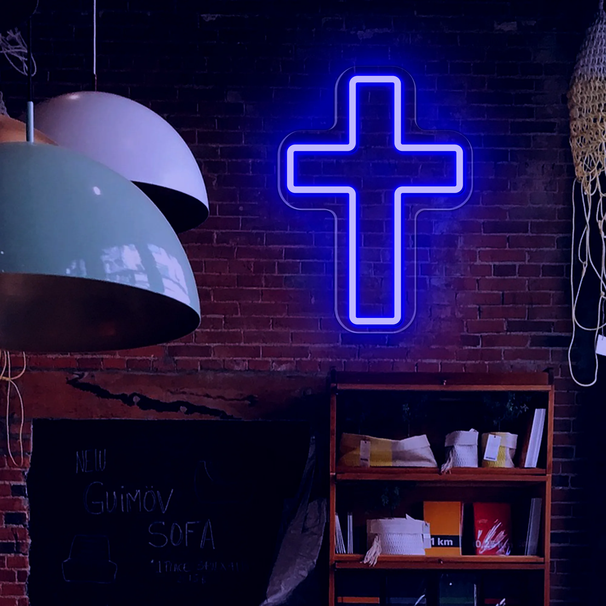 Imagem -06 - Jesus Neon Sign Led Cross Shaped Usb Wall Art Lâmpada Suspensa para Holiday Bar Festa de Casamento Clube Decoração do Quarto de Casa Presentes de Natal