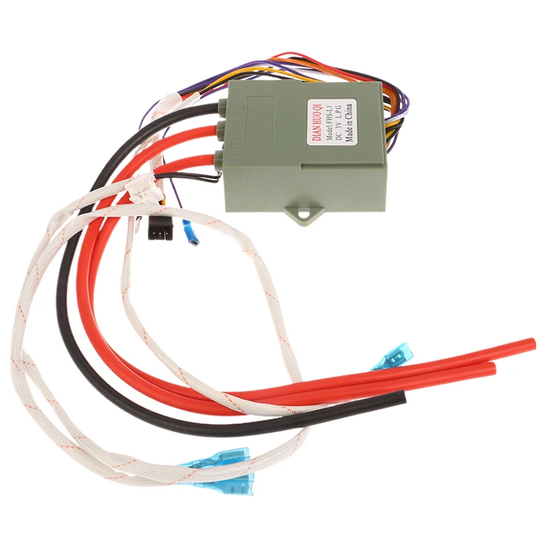 تيار مستمر 3 فولت موقد غاز اشتعال مزدوج مع التحكم في درجة الحرارة وعرض نبض الشاعل 12 أسلاك لبوش سخان مياه يعمل بالغاز