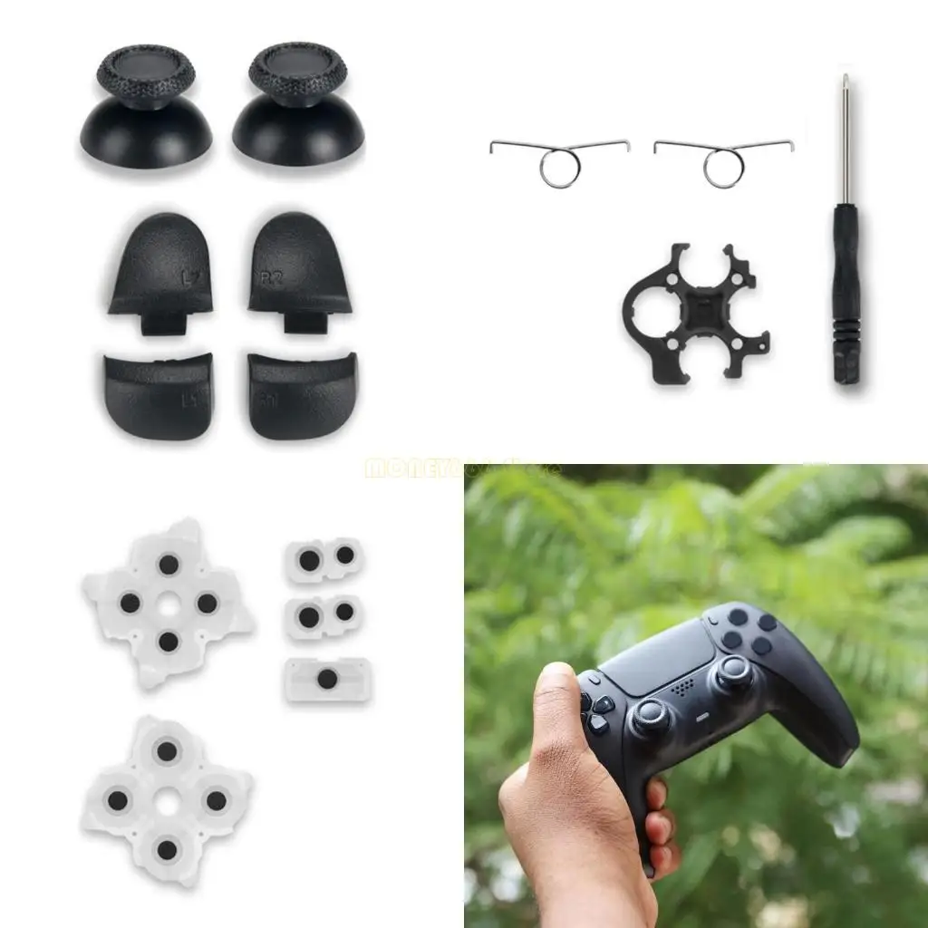 

F62C Controller Game Conductive Rubber RepairAccessaries for With 2 Spring
