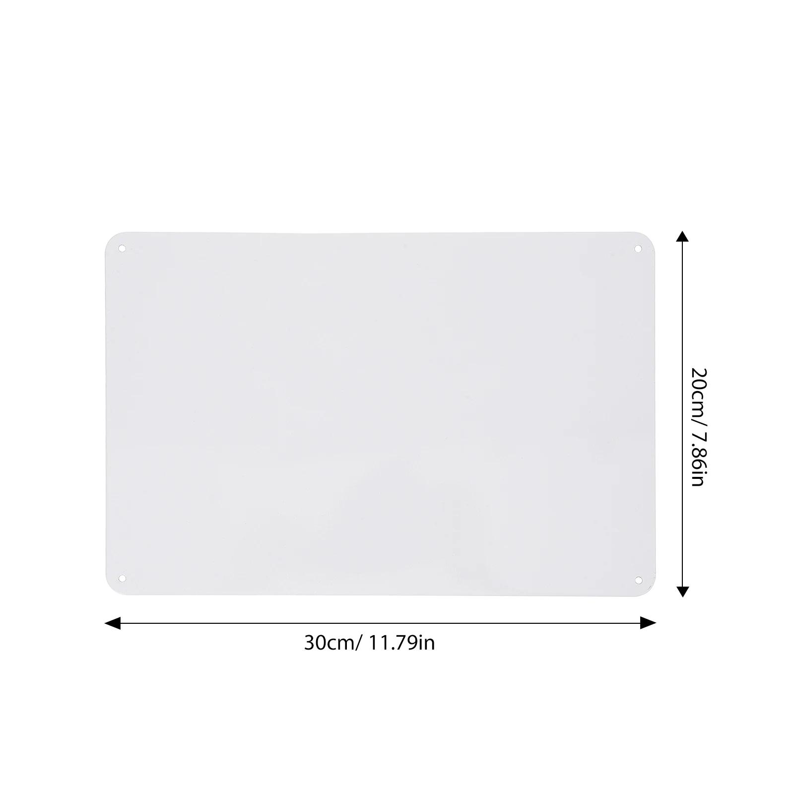 Blank Sign Yard Signs Crafting Metal Plate Blanks for Sublimation Printing Material Versatile Use Signs Yard