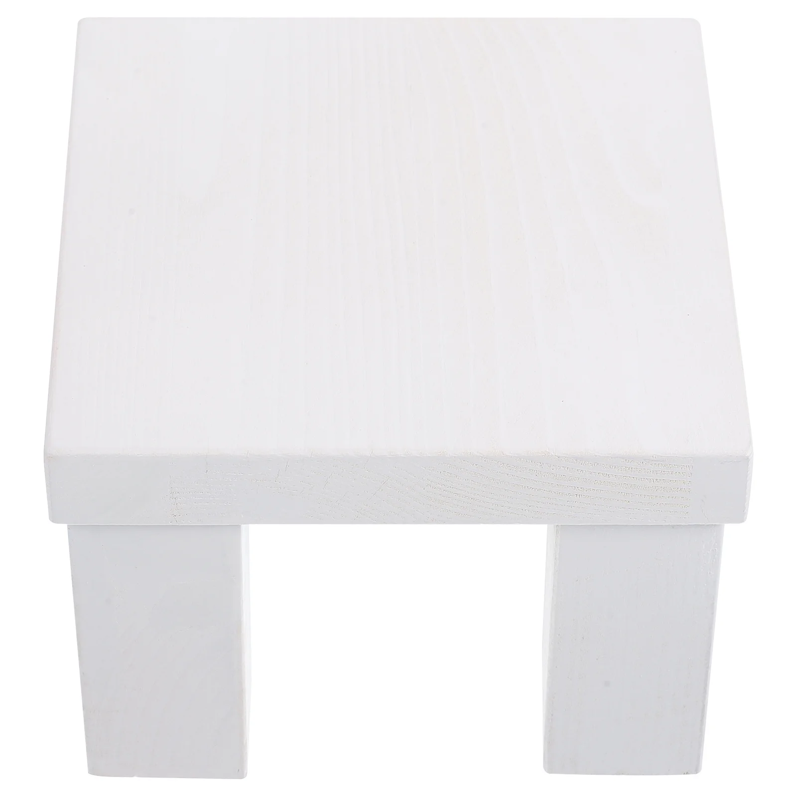 

Wooden Mini Stool Photography Prop Decorative Stool Small Bench Natural Wood Portable Riser Stand Square Footstool Fine