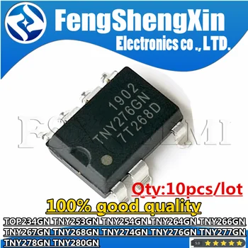 TOP234GN TNY253GN TNY254GN TNY264GN TNY266GN TNY267GN TNY268GN TNY276GN TNY277GN TNY278GN TNY280GN SOP-7 전원 IC, 10 개