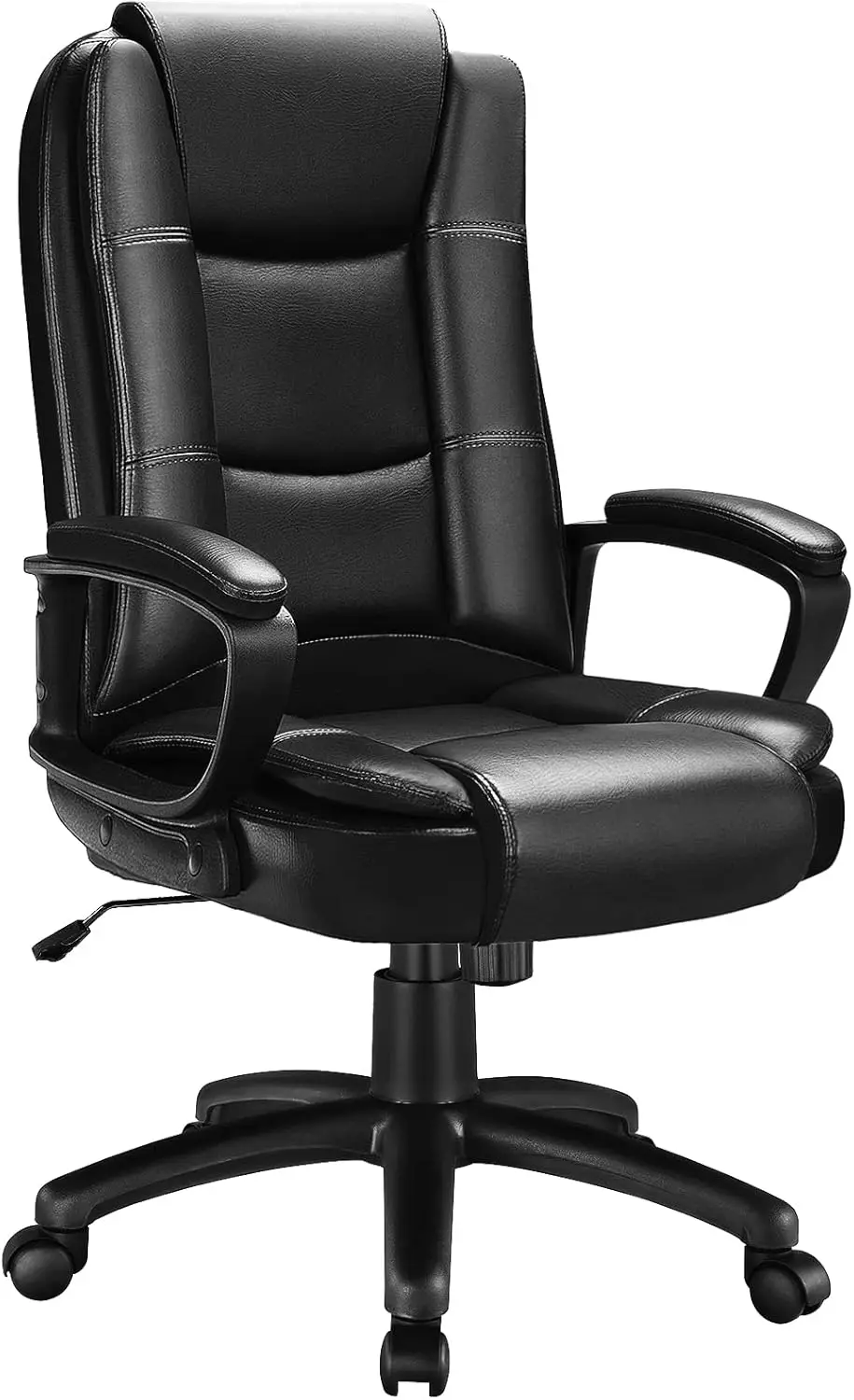 

Office Desk Chair, Big And Tall Managerial Executive Chair, High Ba Computer Chair, Ergonomic Adjustable Height Pu Leather