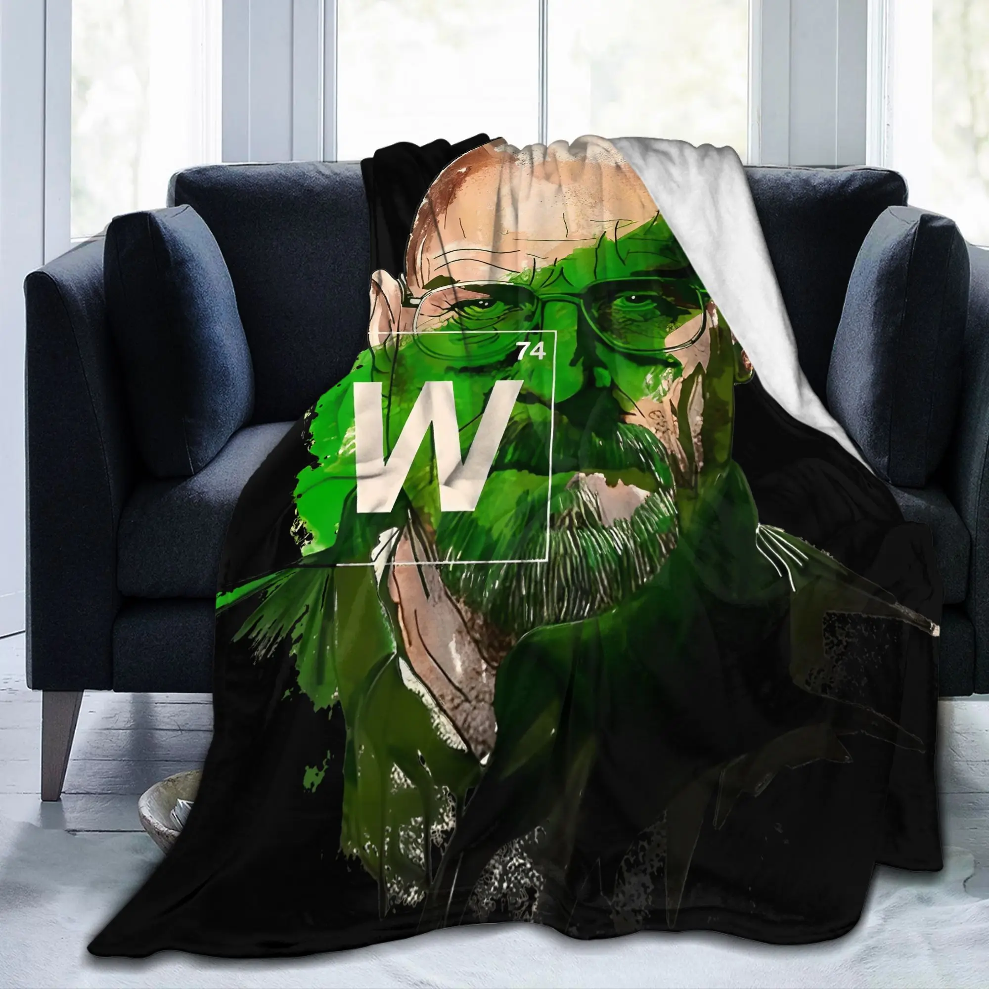 Breaking Bad Walter White Blanket Heisenberg Wool Funny Warm Throw Blankets for Bedding Lounge Spring/Autumn