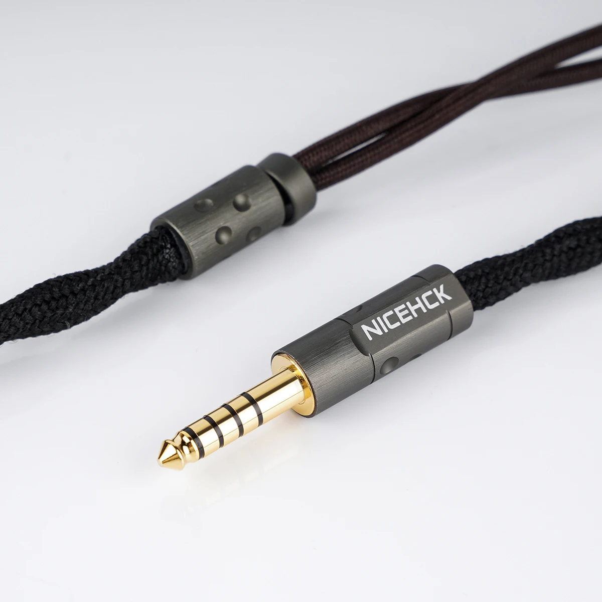 كابل صوت NICEHCK S77 7N سميك مطلي بالفضة OCC IEM استبدال سلك 0.78 مم 2Pin /QDC لـ HIMALAYA Davinci V16 Quartet KB02