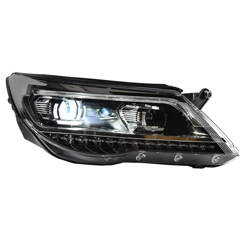 

2009-2012 Tiguan Car Front Lamps Assemb Upgr LED Headlights High Configure Projector Lens B8 Style Tools Accessories