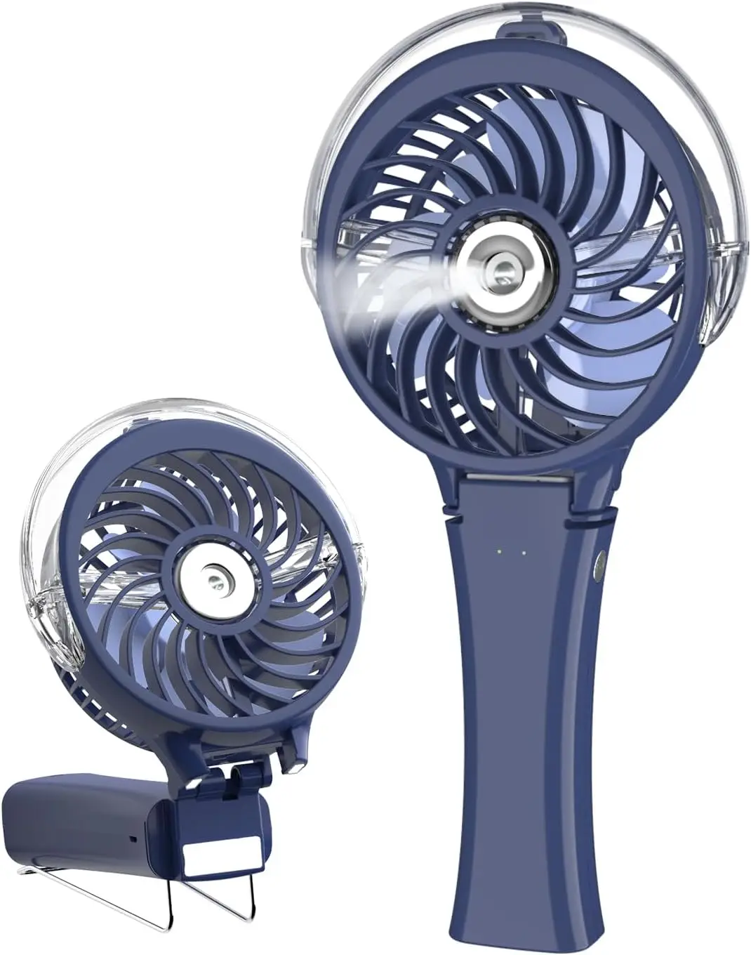 

Upgraded Handheld Misting Fan, Portable Personal Spray Water Fan, Mini Cooling Fan for Summer Beach Travel Concerts, Gifts for Women (Royal Blue)