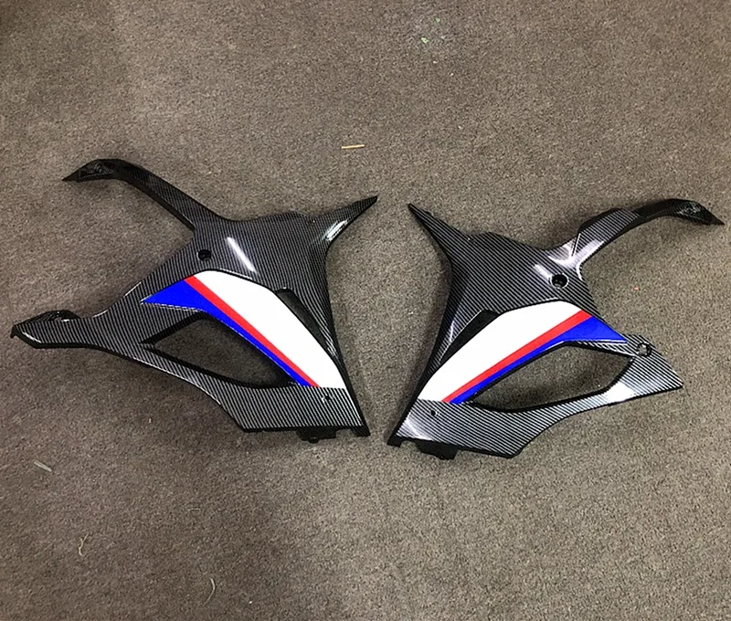 For BMW S1000RR 2019 2021 2022 2023 2020 ABS Lower Belly Pan Panel Fairing Cover S 1000RR  Hydro Dipped Carbon Fiber Finish