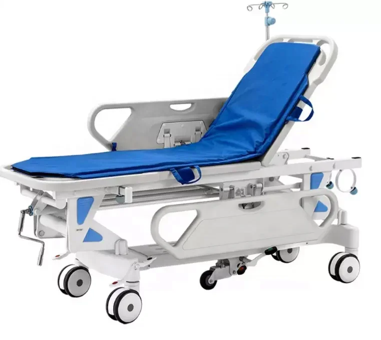 Hot-selling Medical Patient Transfer Push Bed Four-bar Luxury Hydraulic Patient Stretcher Hospital Use