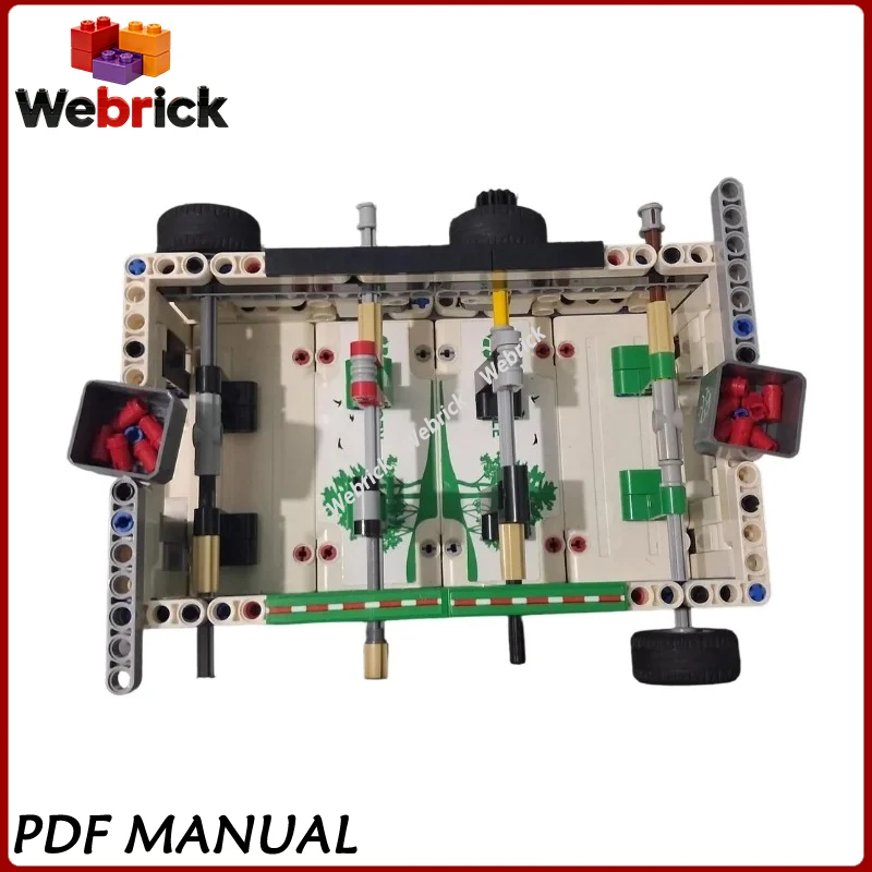 Foosball Table MOC Blocks Mini Soccer Play Set Small Particle Bricks Indoor Desktop Decor Ornament 341pcs - view 4