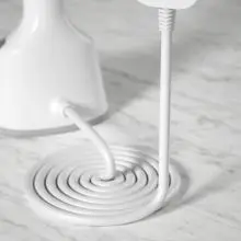 E16 مكواة بخار للملابس المحمولة عالية الطاقة LED تعمل باللمس 1500 وات طلاء أخضر غير لامع #3