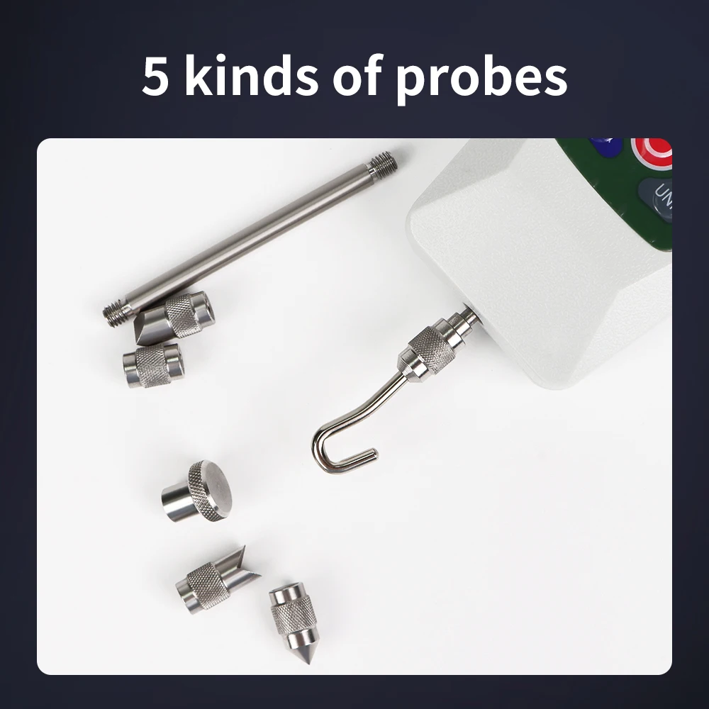 100N Digital Push Pull Force Gauge Portable KF-100 Force Meter 10KG 22Lb 360Oz Mini Dynamometer Push Tension Pressure Tester