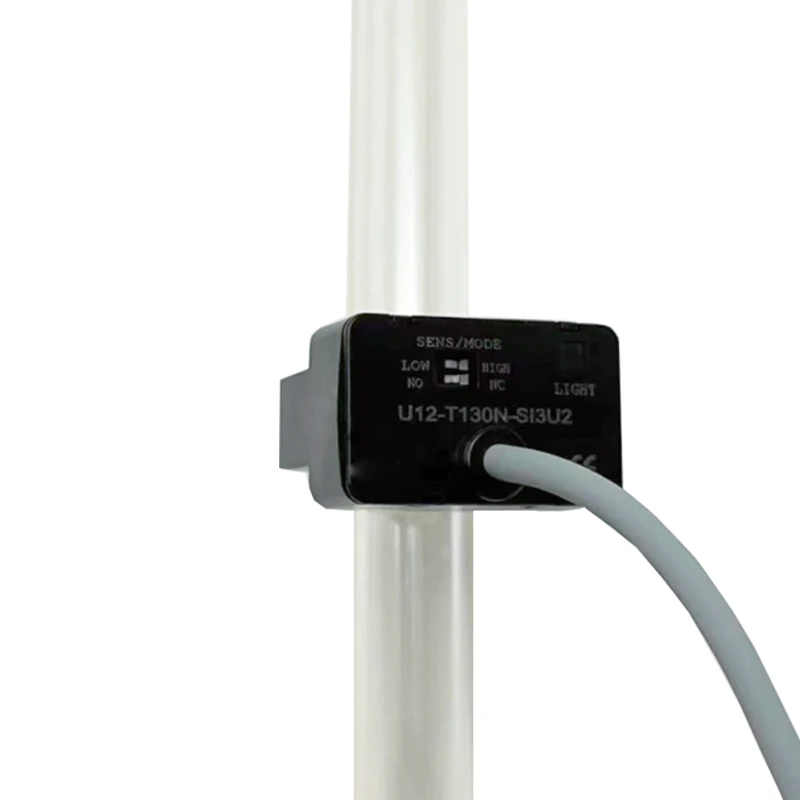 

U12 Non-contact Photoelectric Level Switch Suitable for 6-13mm Pipe Diameter DC Three-wire Normally Open Closed Double Output